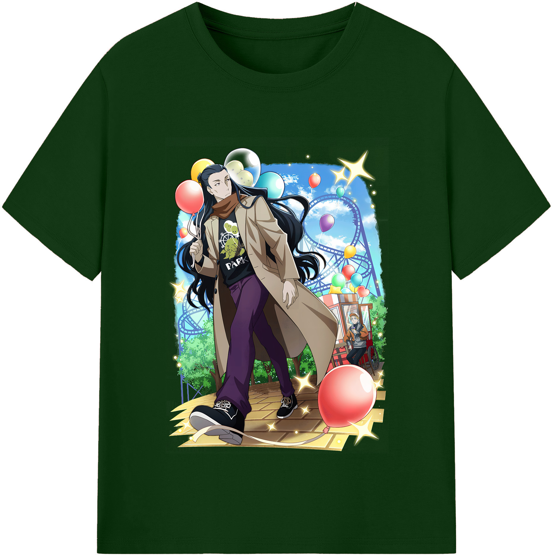 （画像用） 文豪ストレイドッグス Bungo Stray Dogs 綿100％半袖Tシャツ（フロントプリント）